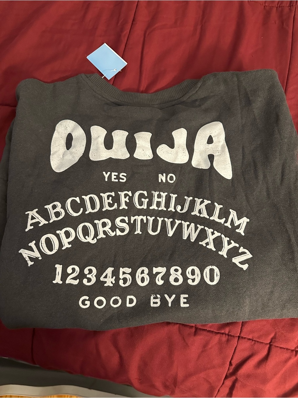 Ouija Graphic Crewneck Sweater in Black - Women's Crew & Scoop Neck